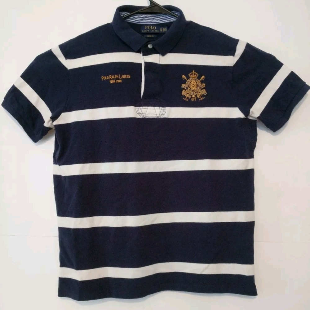 Ralph Lauren Custom Fit Polo with Crest